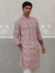 Printed and Emrbroidered Kurta ( KO 5314Multi ) [FF] [C-10]