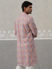 Printed and Emrbroidered Kurta ( KO 5314Multi ) [FF] [C-10]
