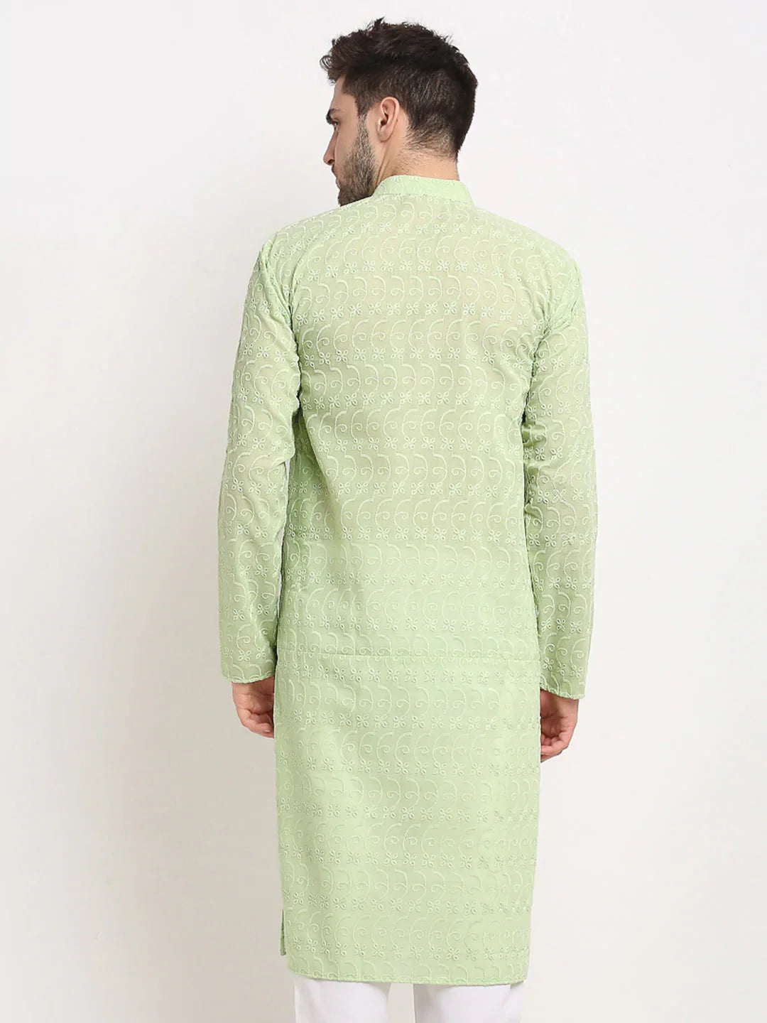 DesiQlo Men Kurta Only - Green - KO_561Green_S