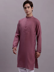 Men's Cotton Solid Kurtas