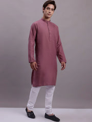 Men's Cotton Solid Kurtas