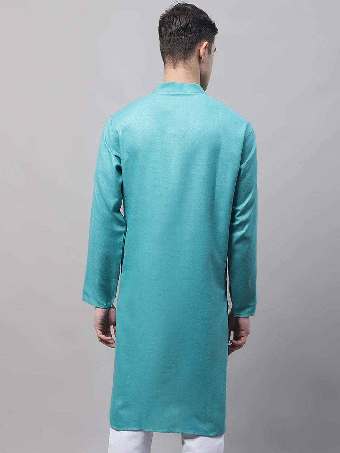 Cotton Solid Mens Kurta - Simple & Stylish Indian Kurta