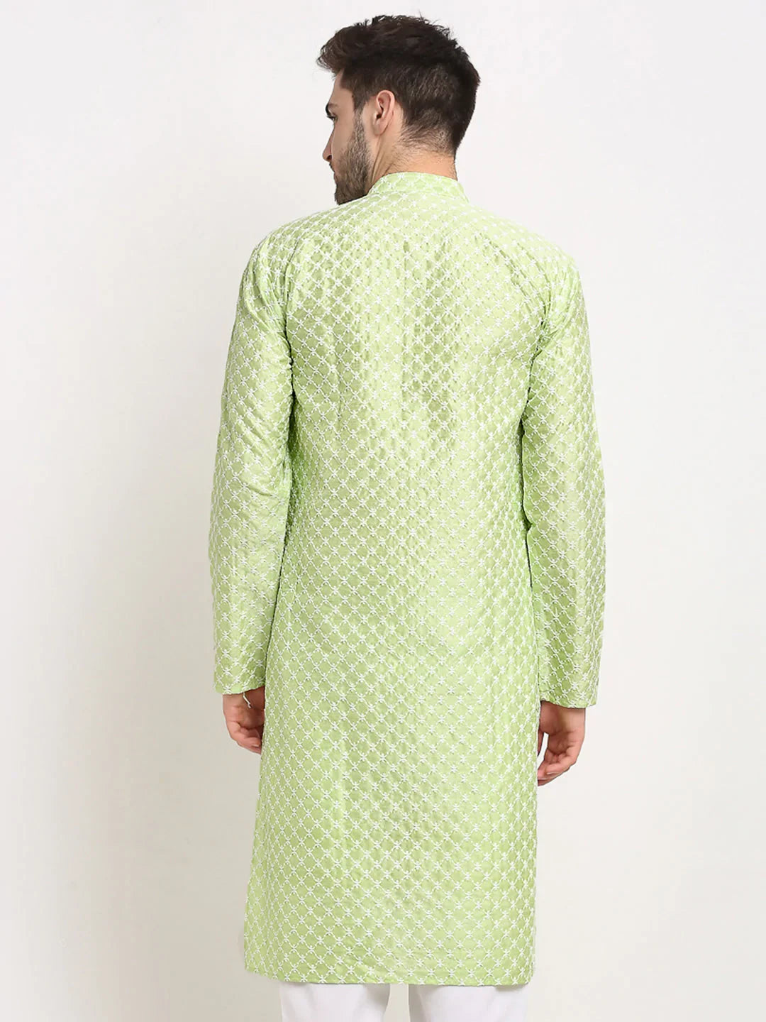 DesiQlo Men Kurta Only - Green - KO_641Green_S