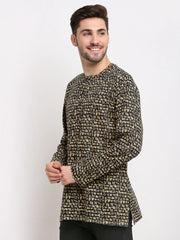 Men's Cotton Printed Kurta
