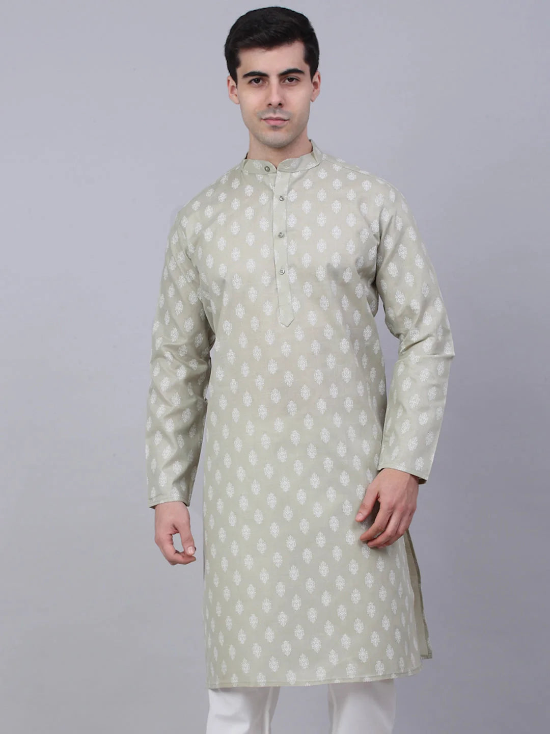 Trending Grey Cotton Mens Kurta - Indian Kurta for Men | Ethnic Wear