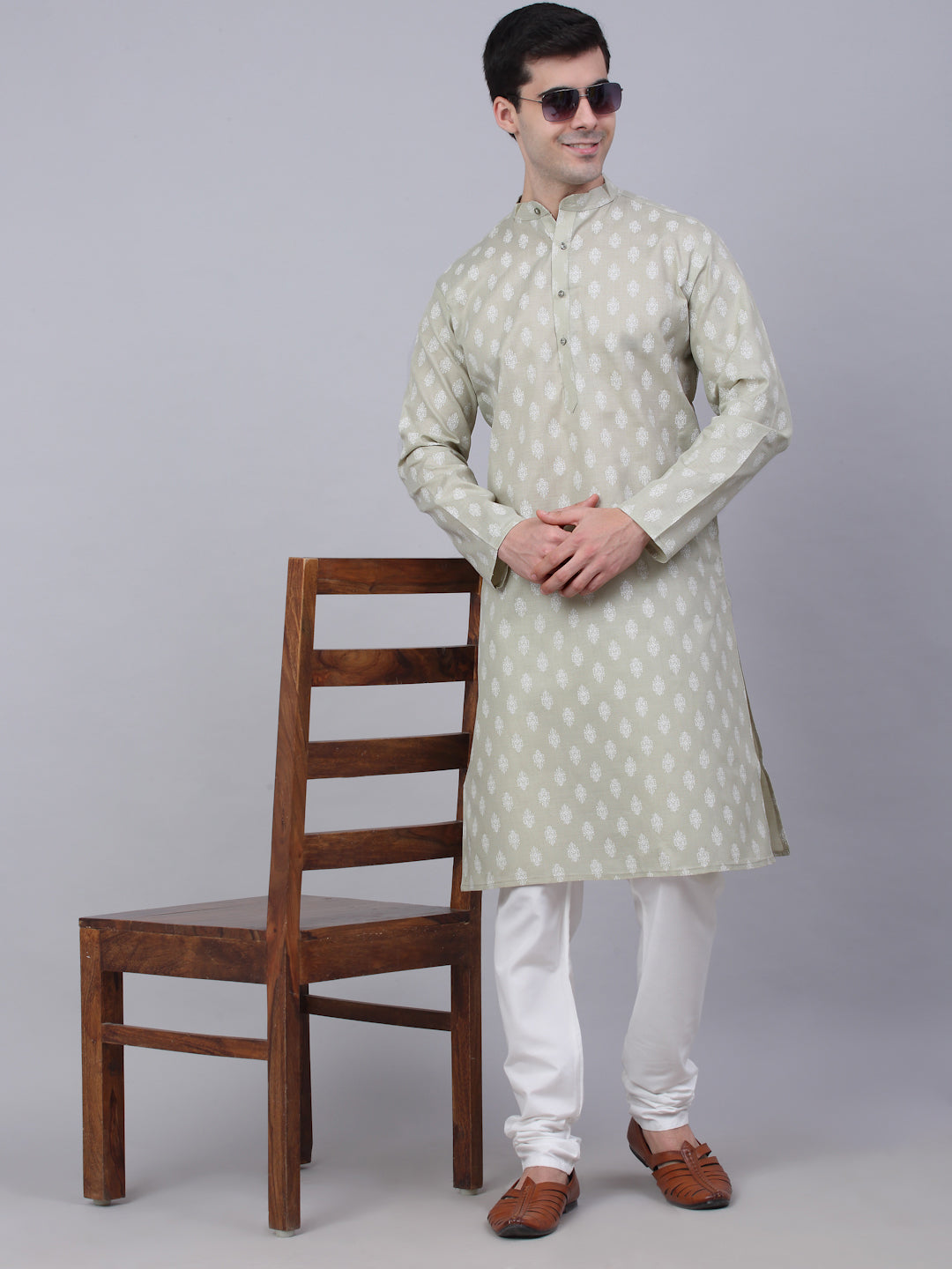 Trending Grey Cotton Mens Kurta - Indian Kurta for Men | Ethnic Wear