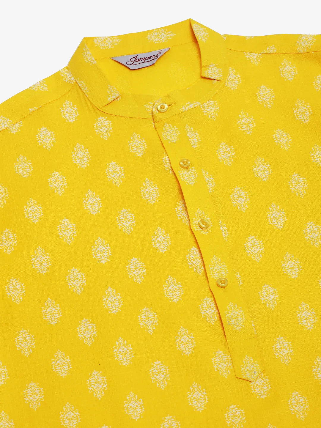 Lemon Cotton Mens Kurta - Indian Kurta for Men | Ethnic Wear