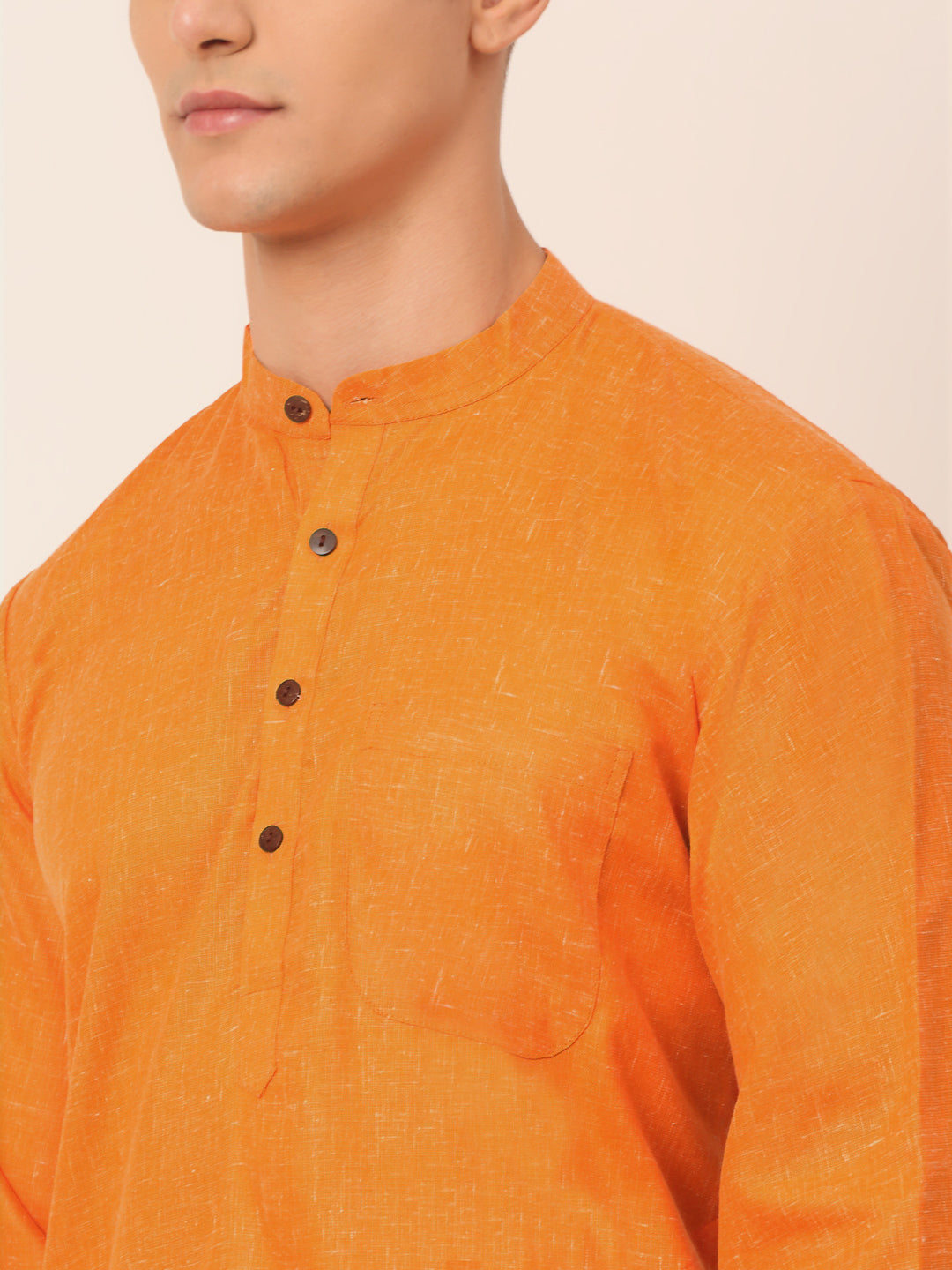 Men's Cotton Solid Kurta - Stylish Indian Kurta for Men