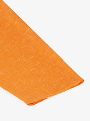 Men's Cotton Solid Kurta ( KO 657Orange )-KO-657