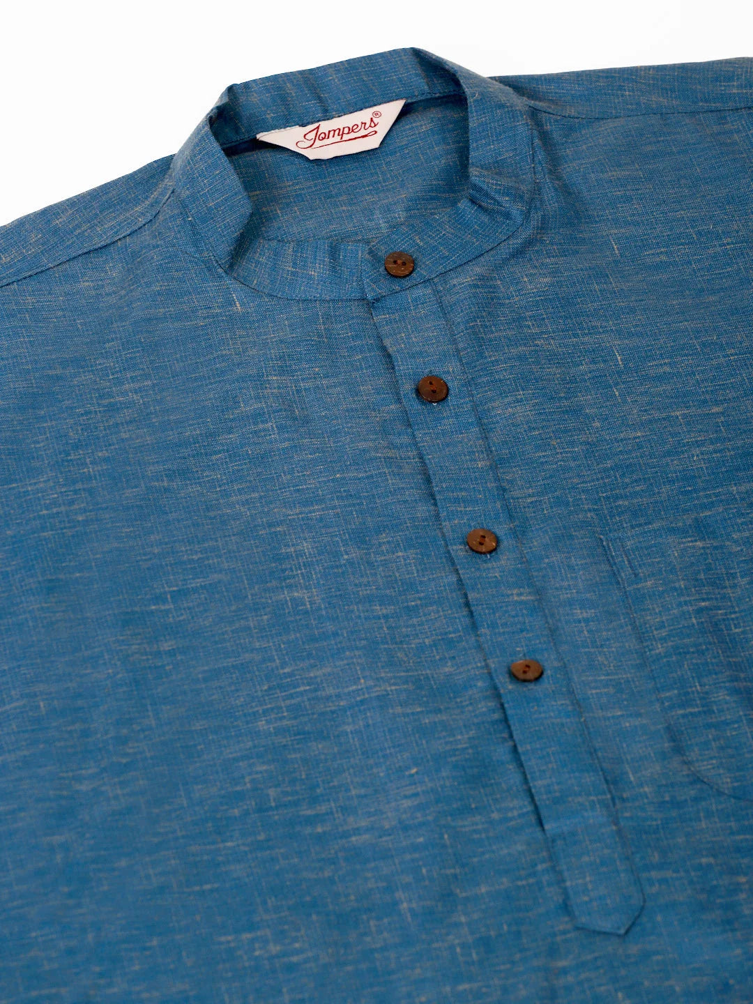 Men's Peacock Cotton Kurta - Indian Kurta for Men, Mens Kurta