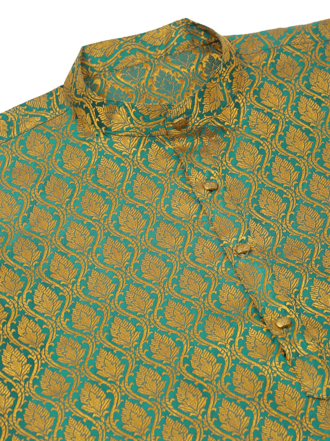 DesiQlo Men Kurta Only - Green - KO_658Green_S