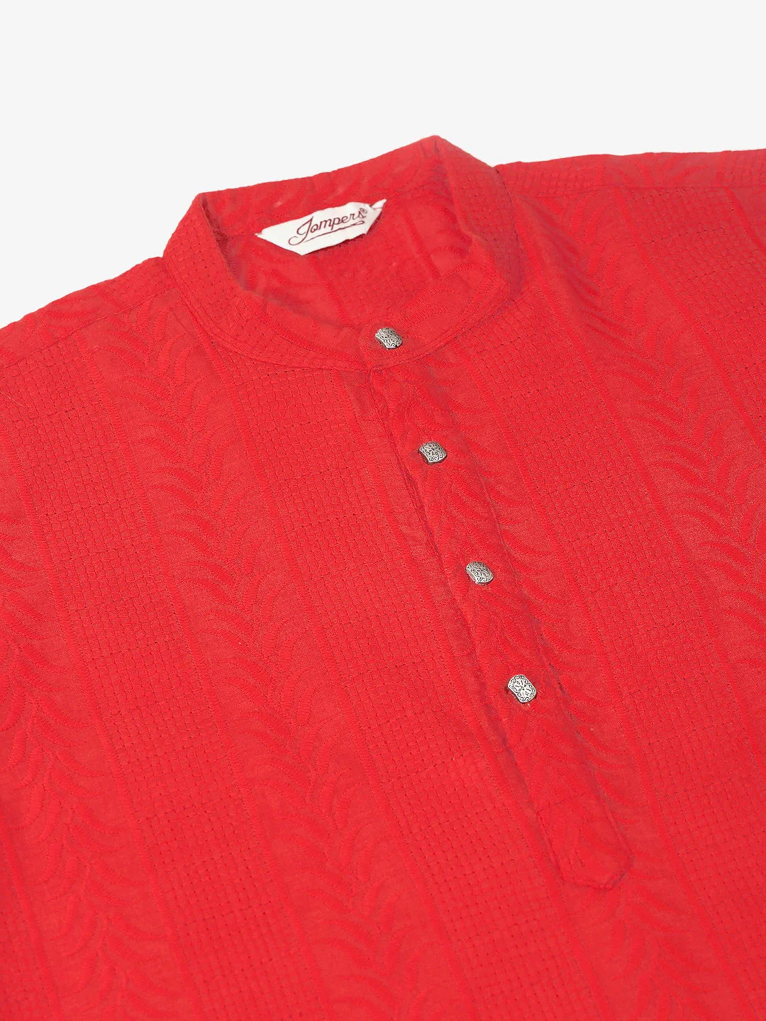 DesiQlo Men Kurta Only - Red