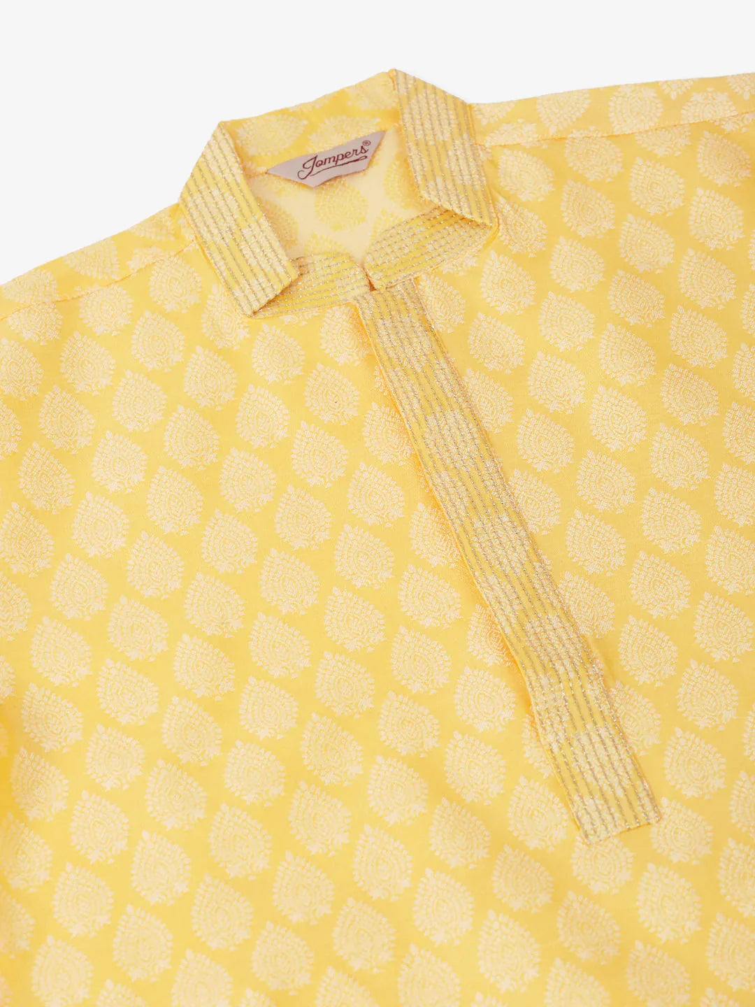 DesiQlo Men Kurta Only - Gold - KO_663Golden_S