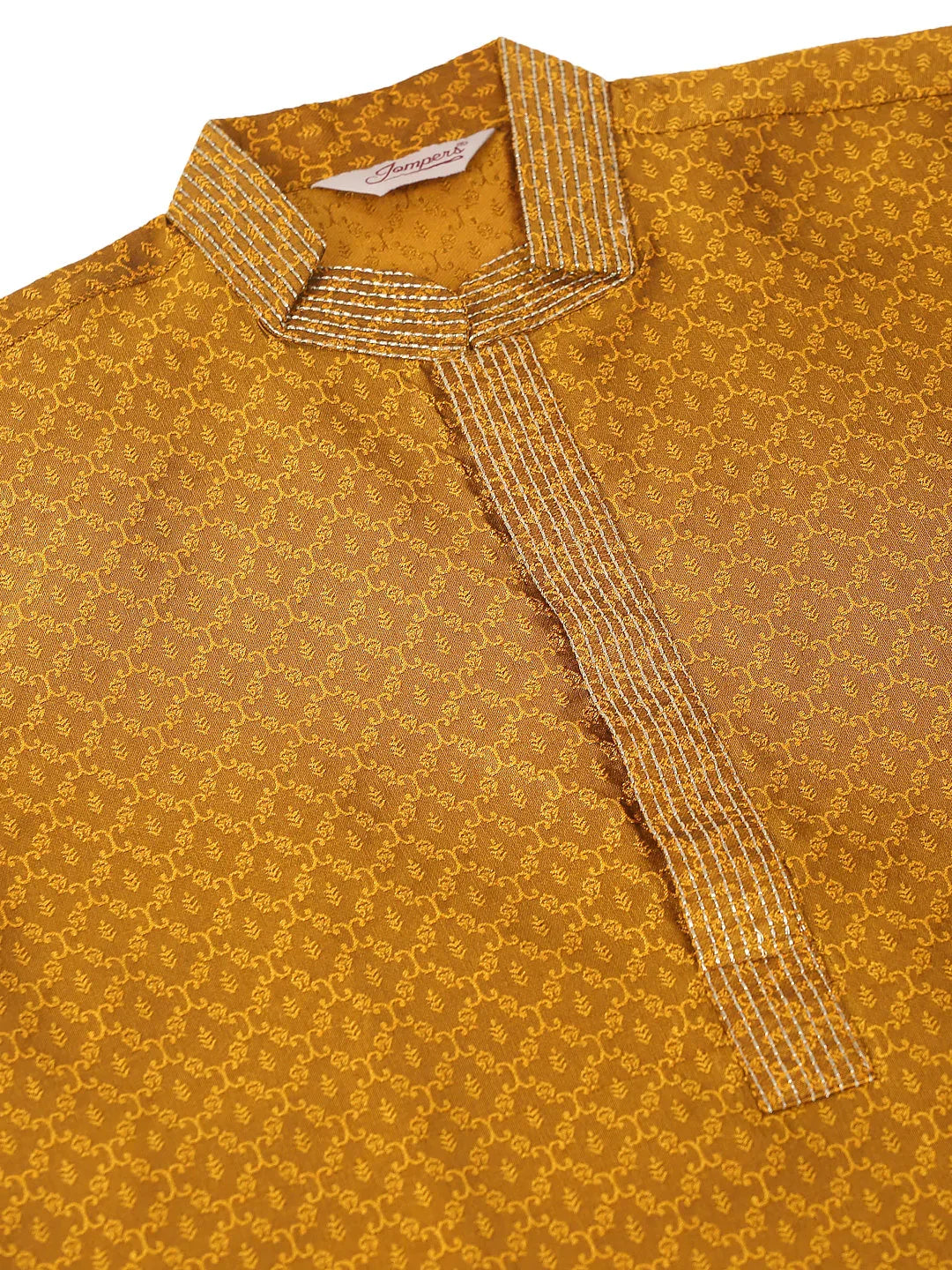 DesiQlo Men Kurta Only - Yellow - KO_664Mustard_S
