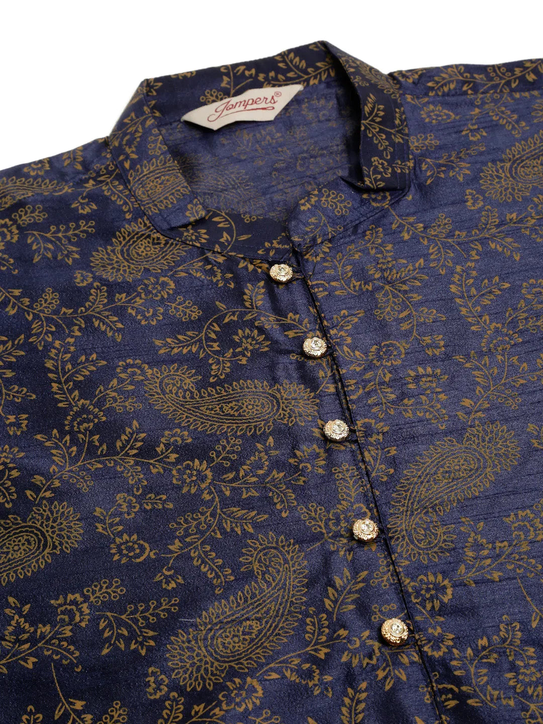 DesiQlo Men Kurta Only - Blue - KO_667Navy_S