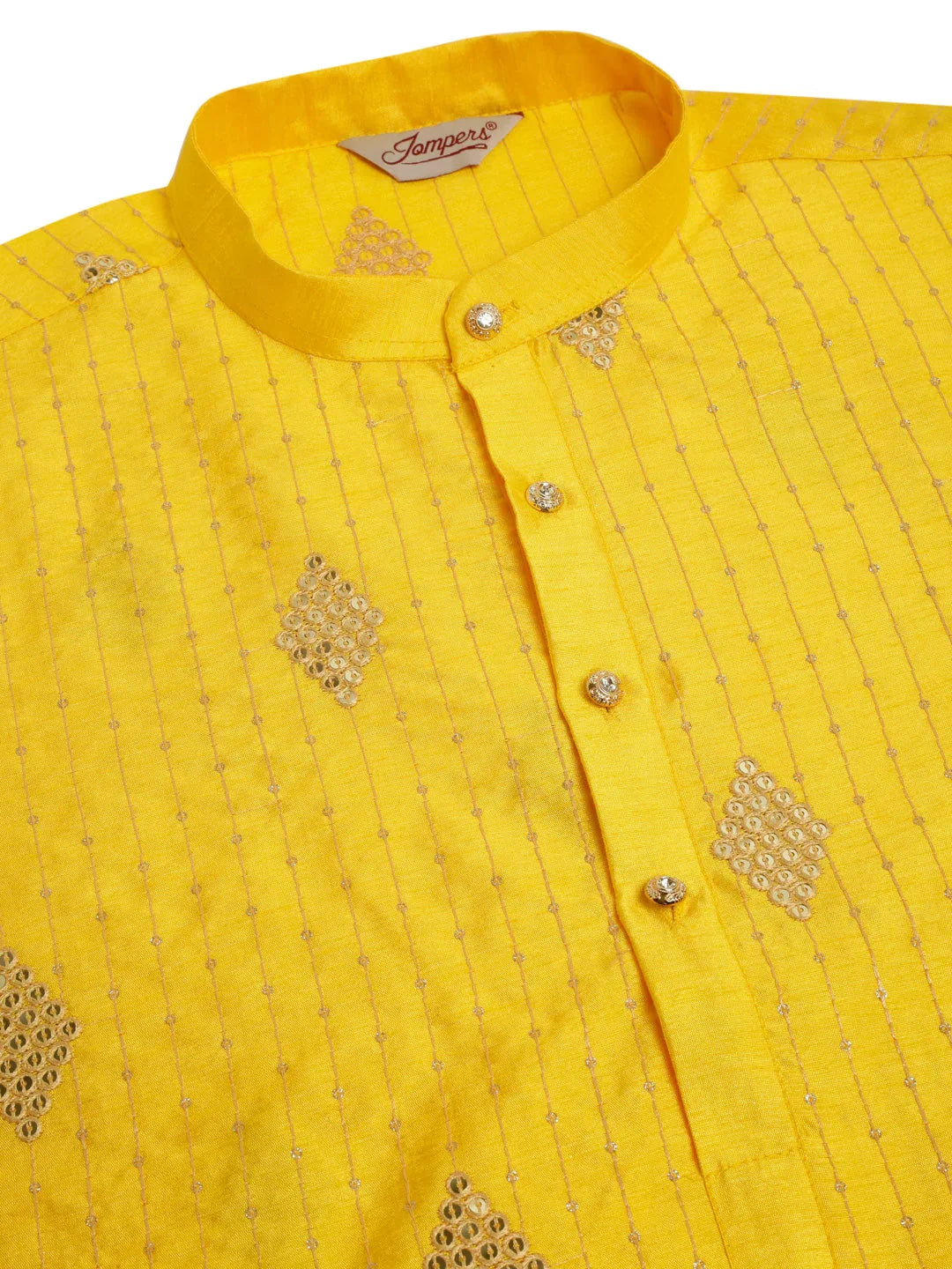 DesiQlo Men Kurta Only - Yellow - KO_673Mustard_S