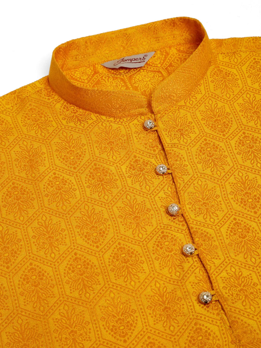 DesiQlo Men Kurta Only - Yellow - KO_674Mustard_S