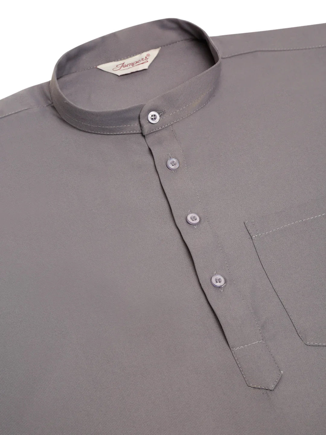 DesiQlo Men Kurta Only - Grey - KO_677Grey_S