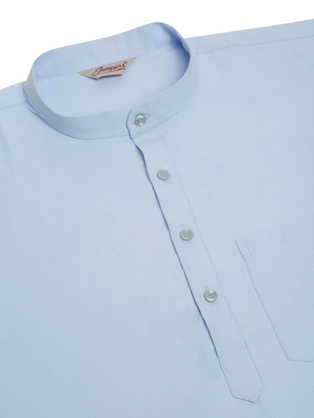 DesiQlo Men Kurta Only - Multicolor - KO_677Light-Blue_S