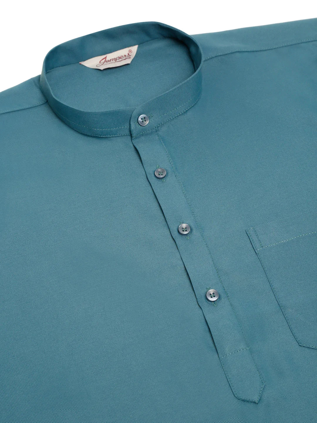 DesiQlo Men Kurta Only - Green - KO_677Teal_S