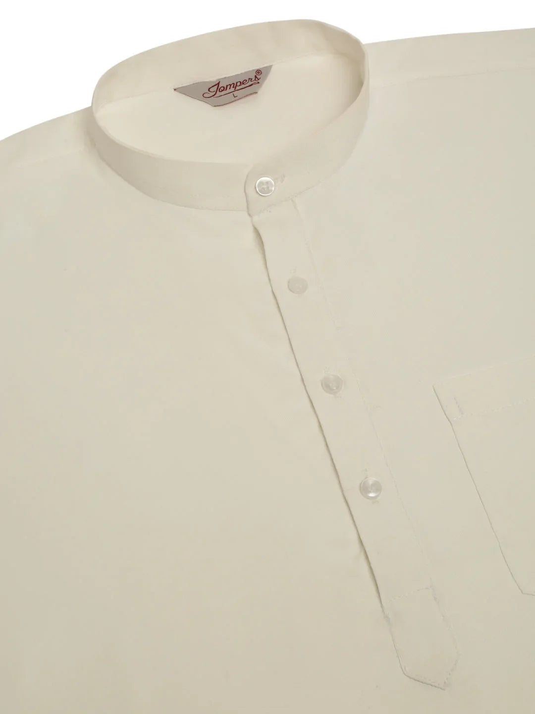 DesiQlo Men Kurta Only - White - KO_677White_S