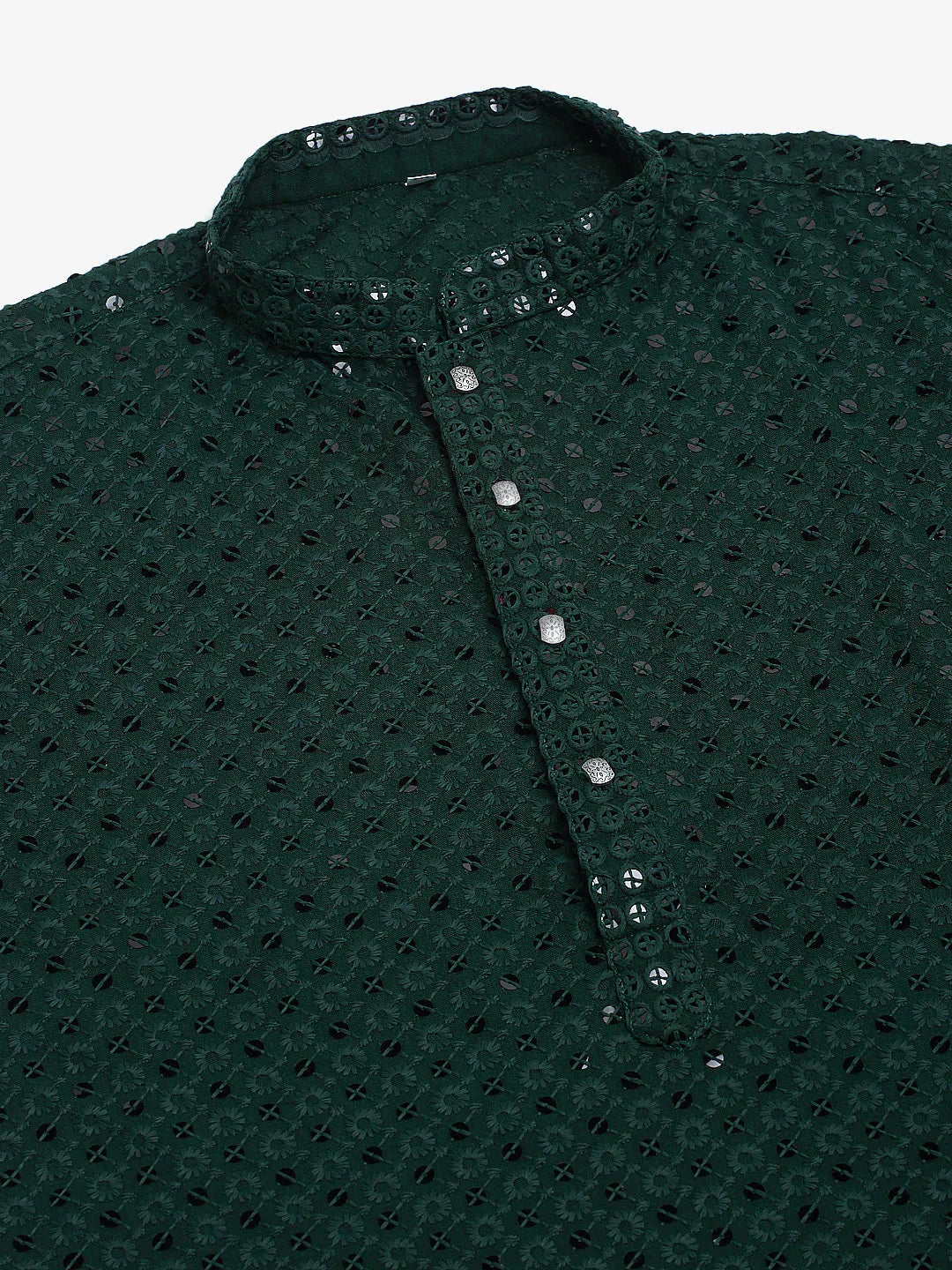 DesiQlo Men Kurta Only - Green - KO_678Olive_S