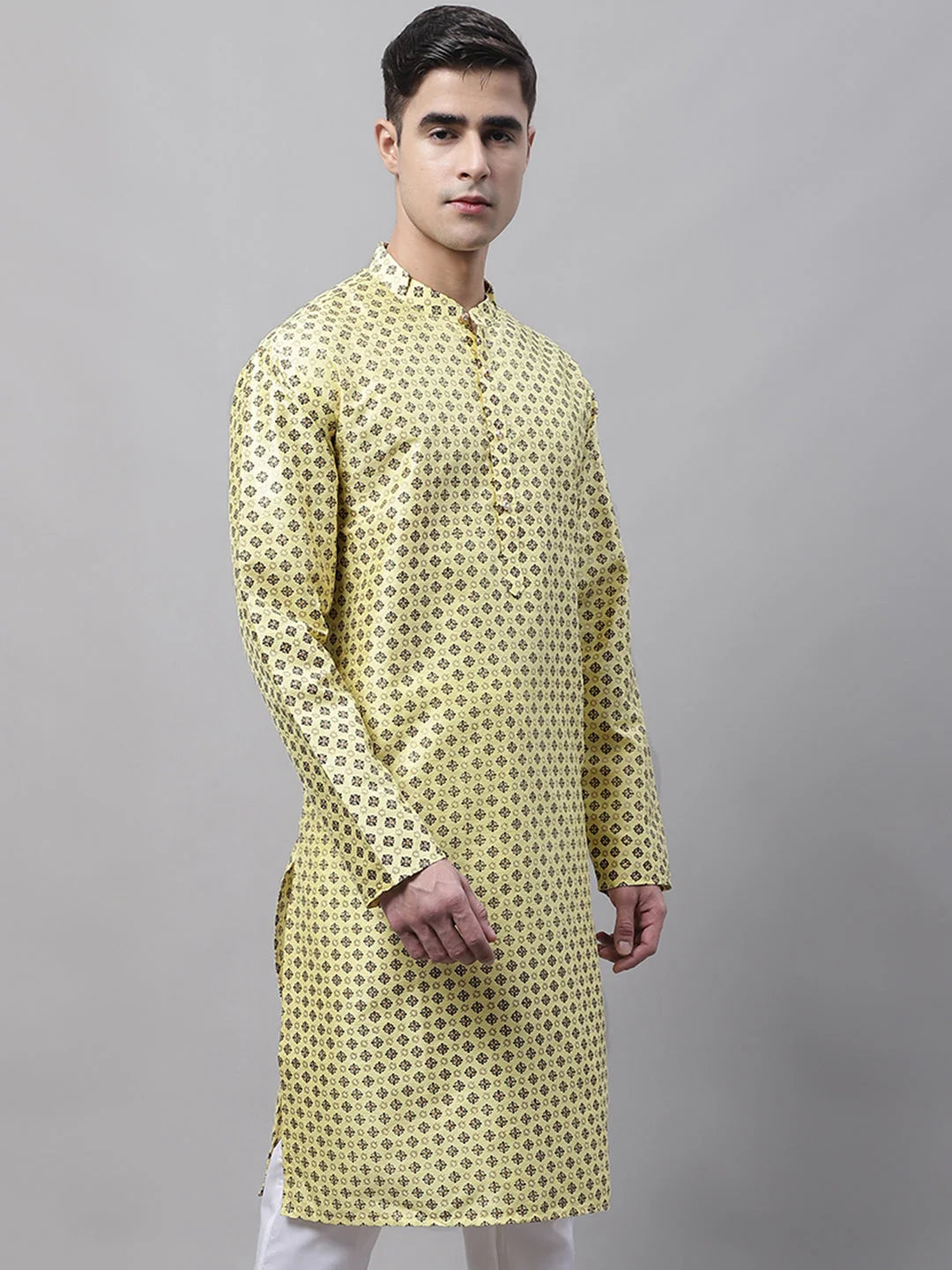 Yellow Indian Kurta for Men | Cotton Men's Kurta Collection