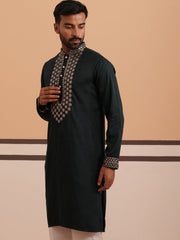 Silk Blend Sequins Embroidered Kurta and Dupatta Set ( KO D 5320 D 5320Olive ) [FF] [Q11-12]