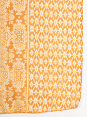 Stylum Women's Mustard Ethnic Printed Cotton Straight Kurta Pant Dupatta Set (KPDMUSTARDRAJ)