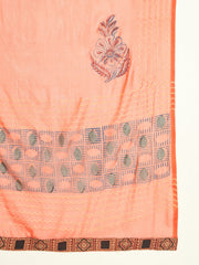 Stylum Women's Rust Solid Rayon A-Line Kurta Palazzo Dupatta Set (KPDRUSTKORAM)