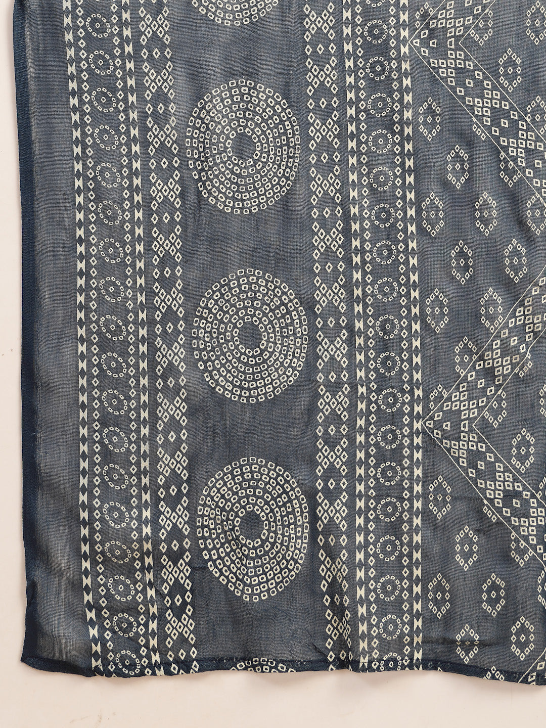 Women's Teal Solid Cotton A-Line Kurta Palazzo Dupatta Set (KPDTEALSNI