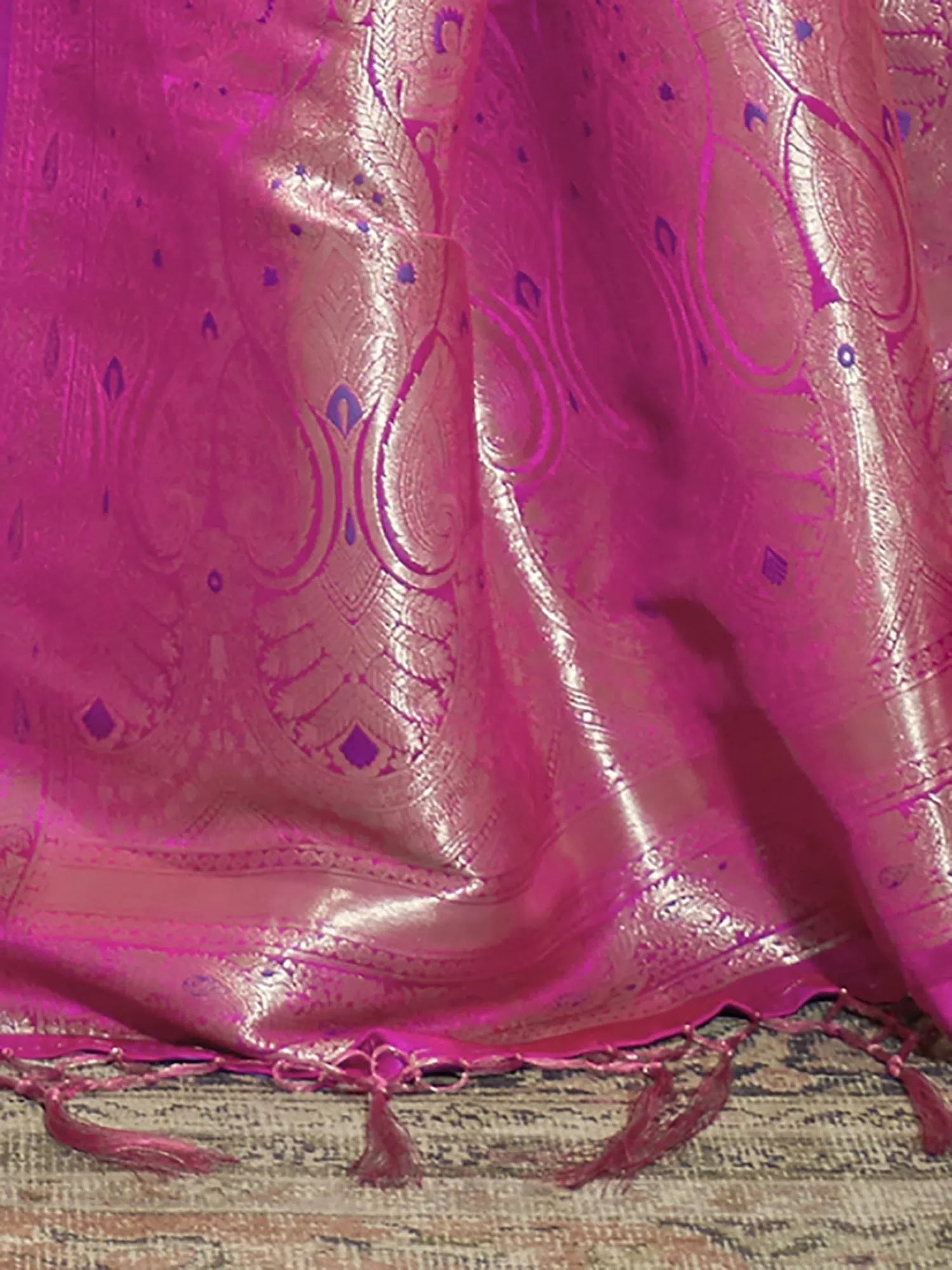Purple Woven Designer Saree – Exclusive Indian Saree Collection