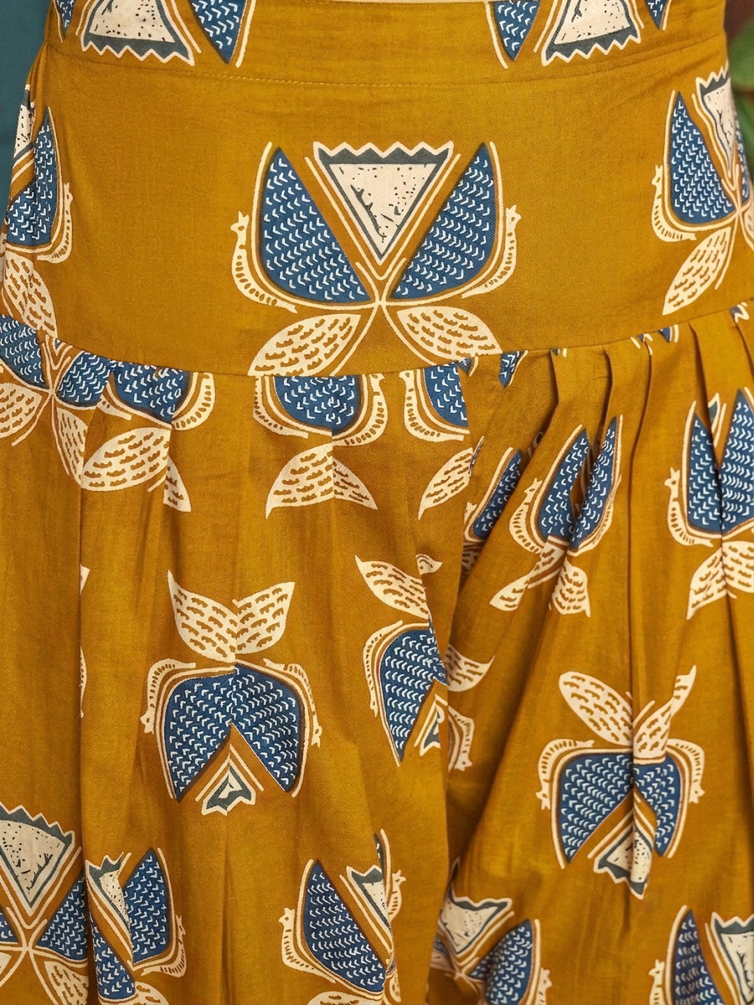Women's Corn Solid Cotton Straight Kurti Farshi Salwar Dupatta Set (KS