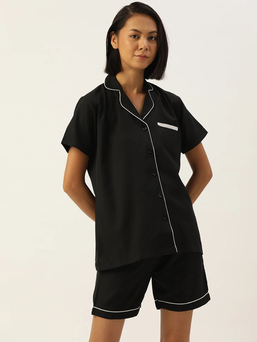 Black Night Suit - Stylish Women's Sleepwear and Pajamas