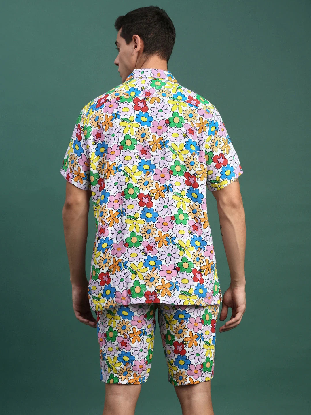 Men's Printed Co Ord Sets | Cuban Collar Two Piece Sets