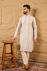 Pink Silk Embroidered Mandarin Collar Straight Kurta MKU1129