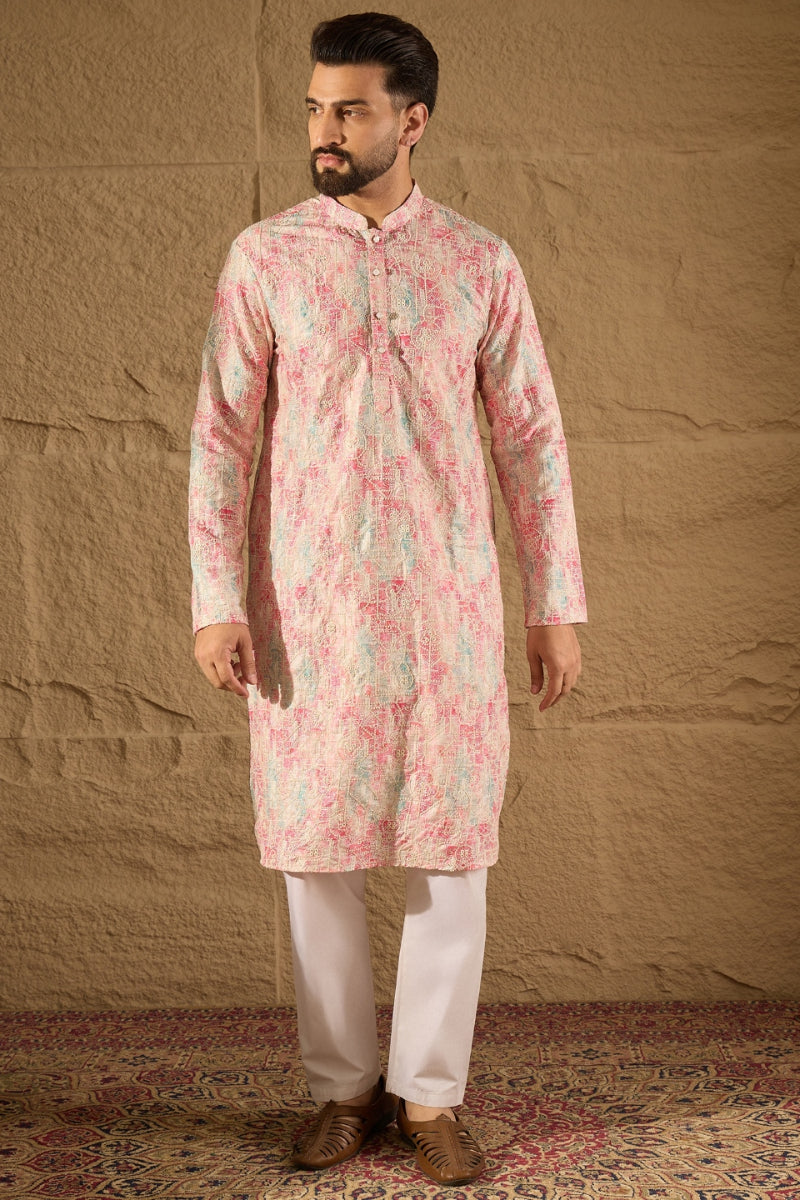 Multi Viscose Rayon Ethnic Motifs Printed Straight Kurta HOPMKU1308 | 