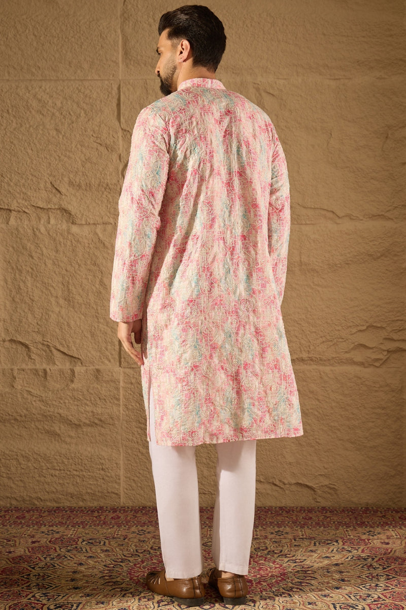 Multi Viscose Rayon Ethnic Motifs Printed Straight Kurta HOPMKU1308 | 