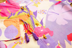 Violet Floral Printed Straight Kurta and Trousers-MLWSHKS4282VLT