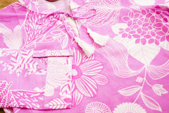 Rose Floral Printed Straight Kurta and Trousers-MLWSHKS4283PNK