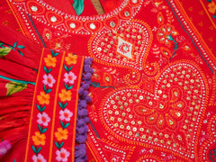 Women Ethnic Motifs Embroidered Kurta With Trousers & Dupatta-MLWSHKS4302RED
