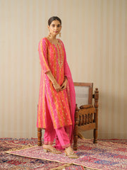 Dola Jecquard Pink Colour Top Bottom Dupatta Set-MLWSHKS4349PNK