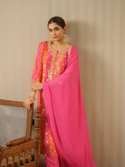 Dola Jecquard Pink Colour Top Bottom Dupatta Set-MLWSHKS4349PNK