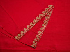Chinon Silk Fabric Red Colour Top Bottom Dupatta Set-MLWSHKS4356RED
