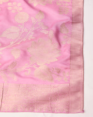 Chhifon Fabric Lavender colour Top Bottom Dupatta Set-MLWSHKS4361LVR