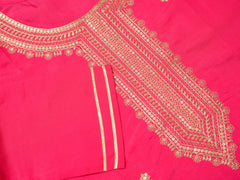 Rani Colour Roman Silk Top Bottom With Jequard Dupatta Set-MLWSHKS4369PNK