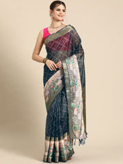 Cultural Queen Charm Saree-SZ-DGBARFI2-GY-2037