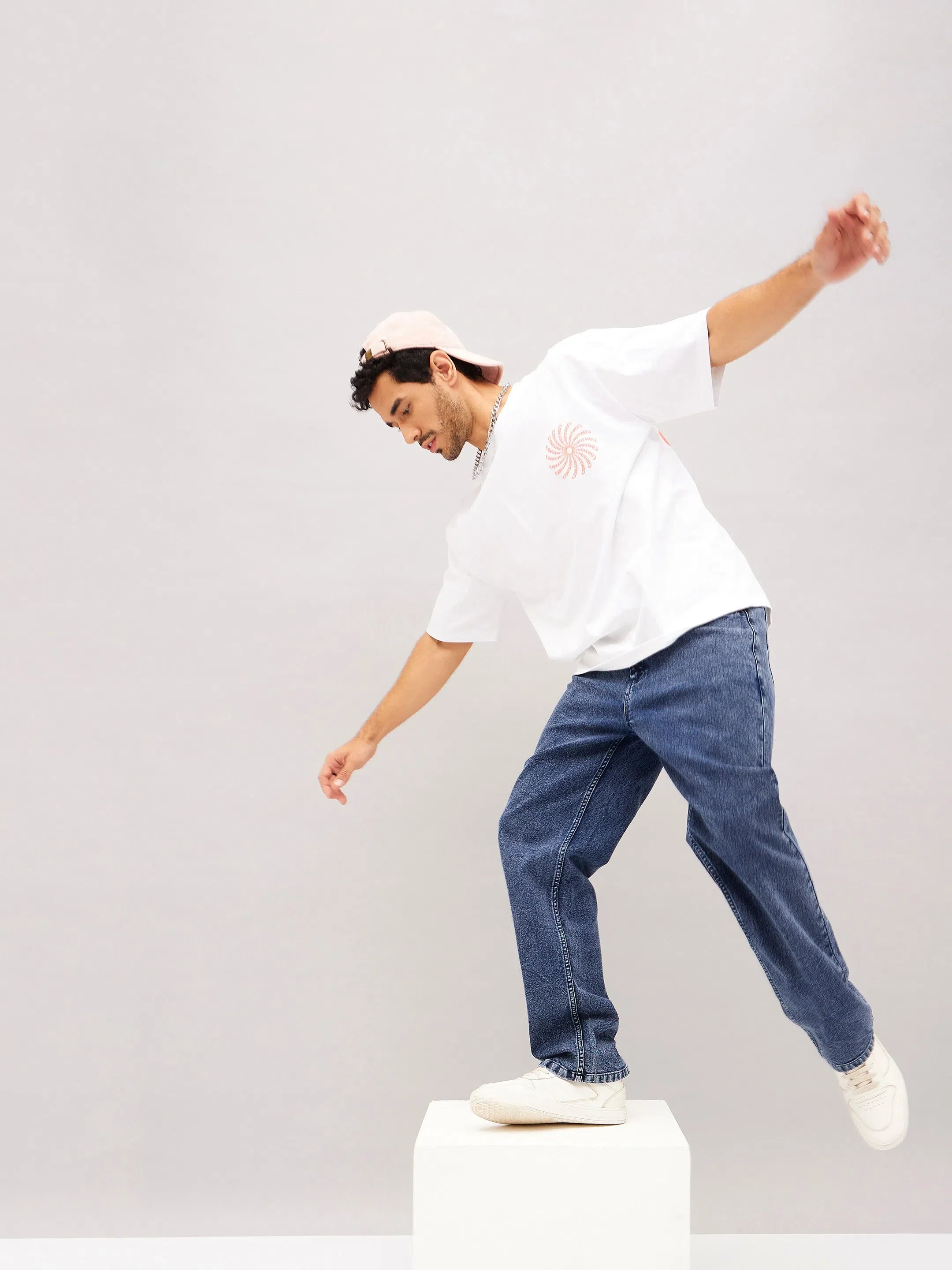 Men's Blue Relax Fit Jeans | Stylish Cargo Jeans