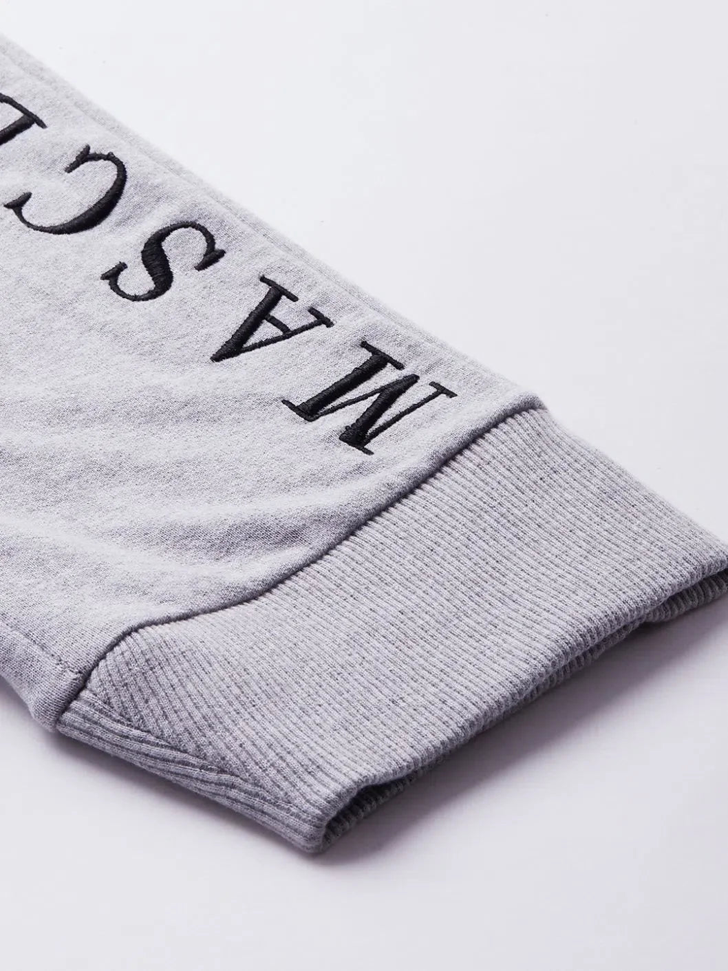 Wholesale Men's Grey MASCLN Embroidered Joggers