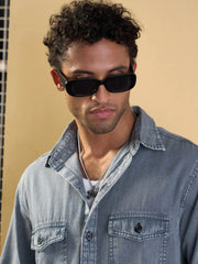 Men Light Grey Tencel Washed Relax Fit Shirt-MSSHRT20505